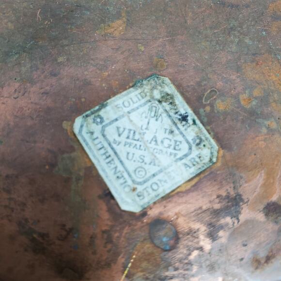 Pfaltzgraff Village Solid Stoneware Owl Glass Candle Holder w/ Base 5x5 Inch - Picture 2 of 7